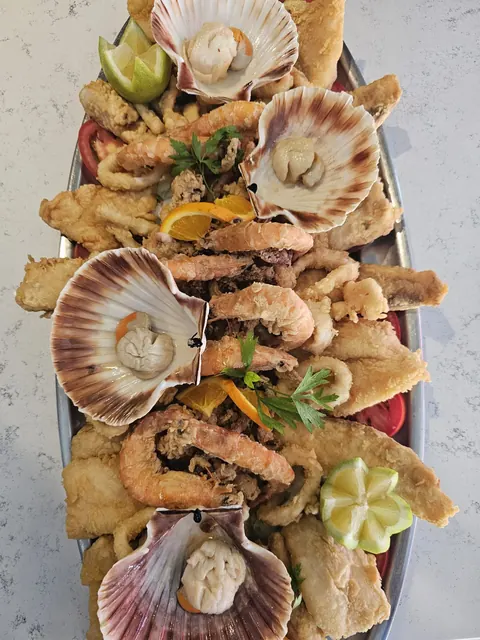 Fritura con vieiras