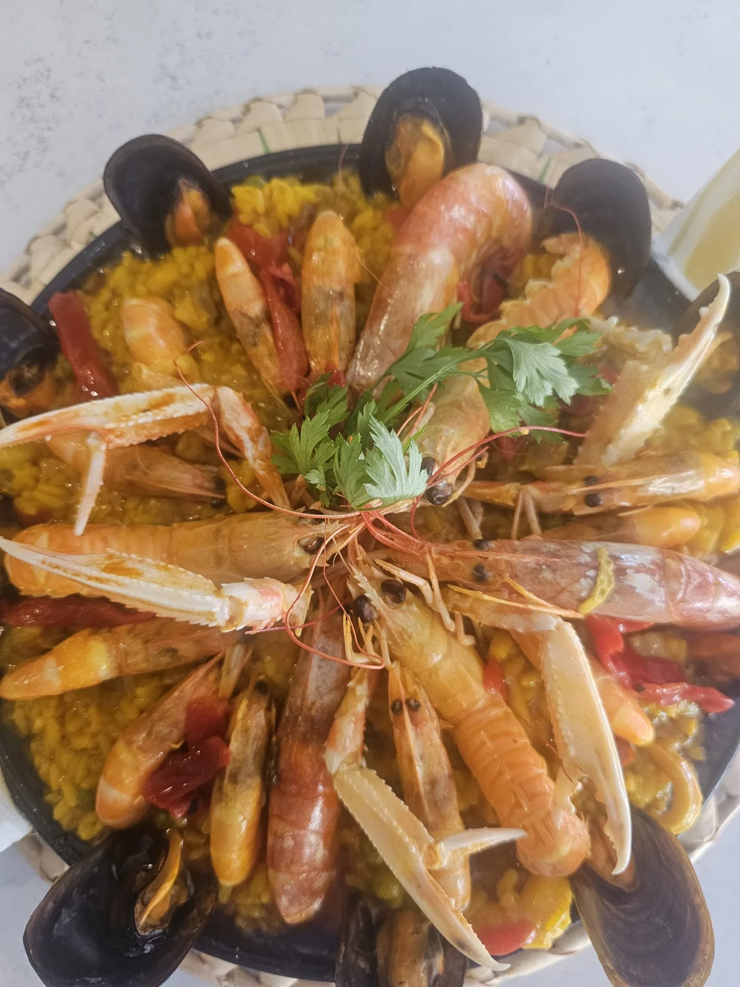 Paella de marisco